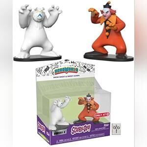 SNOW GHOST & GHOST CLOWN Scooby-Doo FUNKO Hero World 4" Figures Target Exclusive